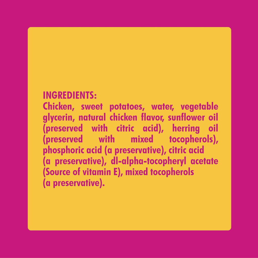 N-Bone natural ferret treats ingredients panel