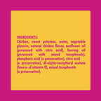 N-Bone natural ferret treats ingredients panel