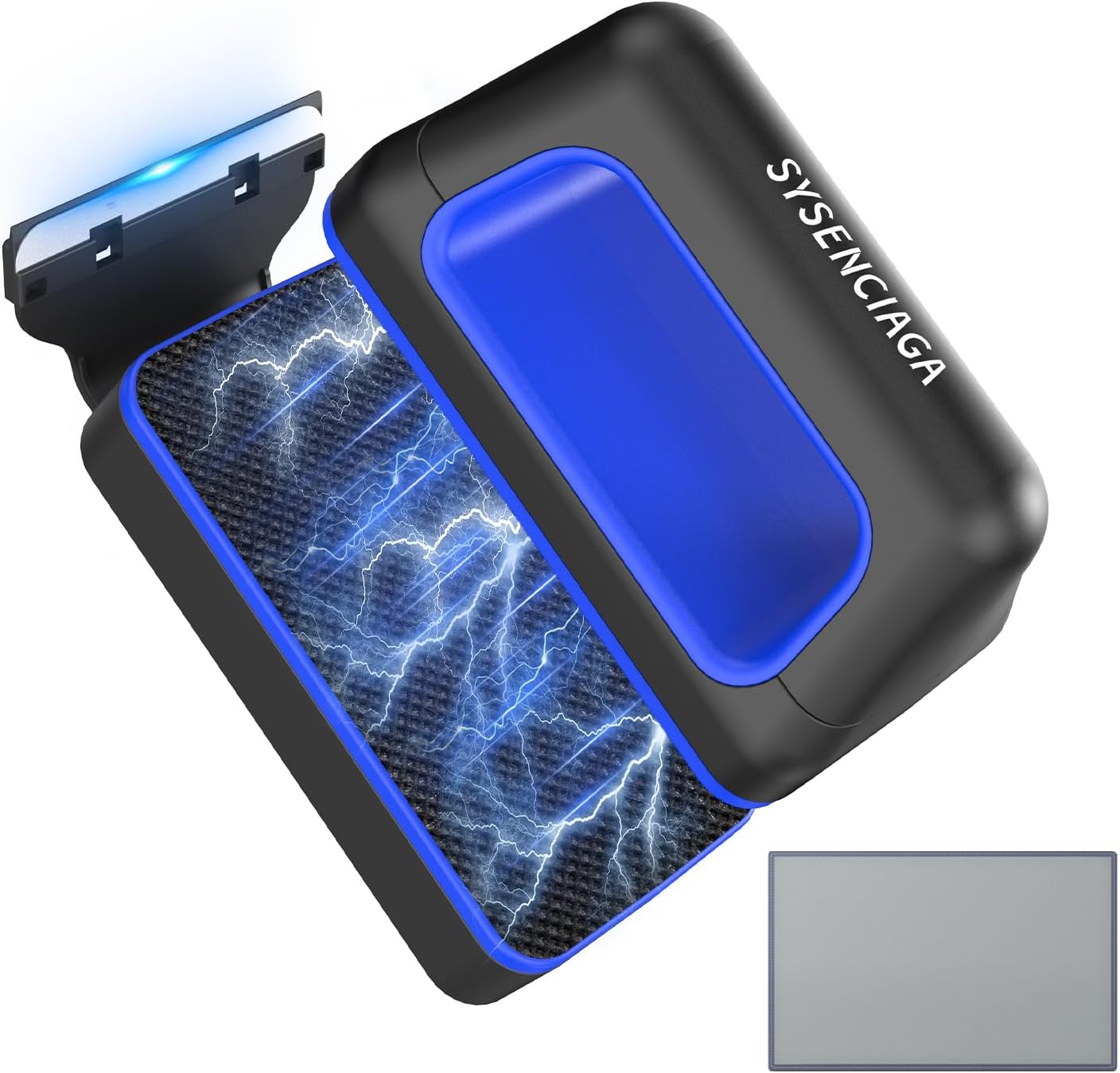 SYSENCIAGA aquarium magnet glass cleaner tool front view displaying the ergonomic exterior handle