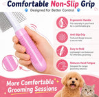Pet Believe dog comb handle and ergonomic grip design