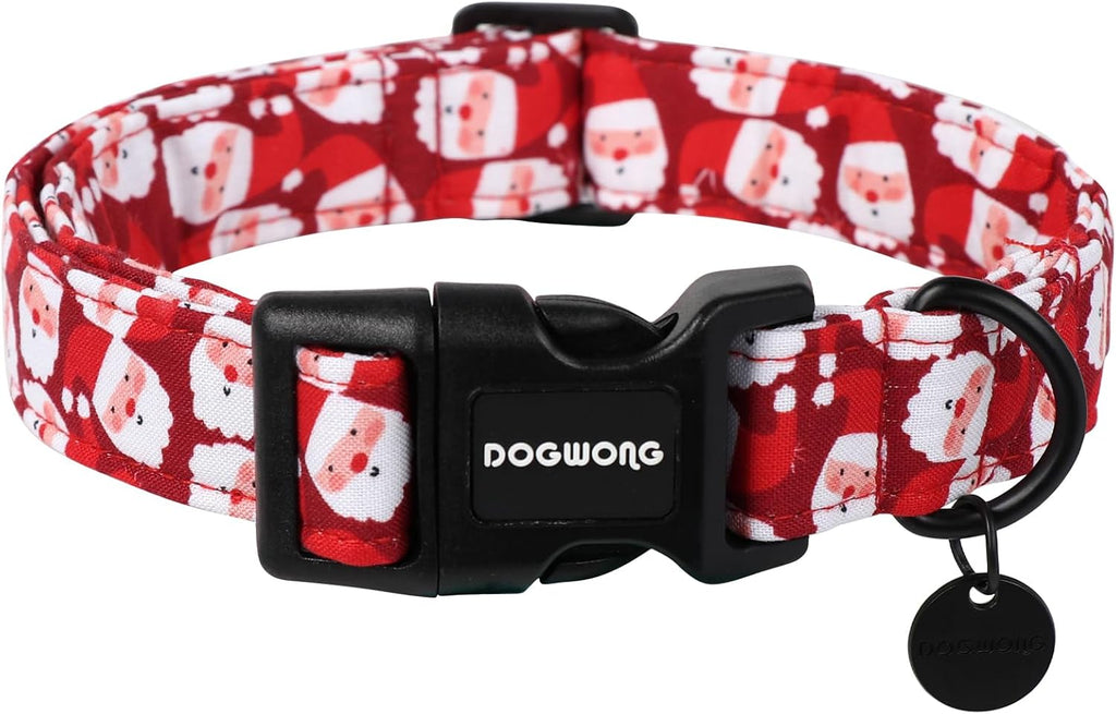 DOGWONG Flower Cotton Dog Collar, Spring Summer Cute Pink Dog Collar Durable Soft Fabric Pet Dog Collars Female Girl Necklace for Small Medium Large Dogs - Image 14