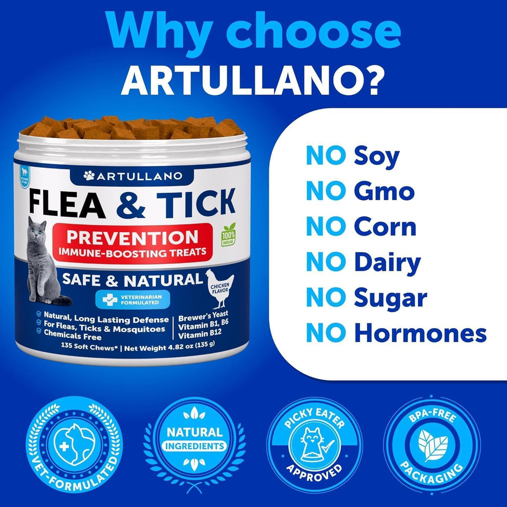 Artullano soft chews for immune support and pest defense