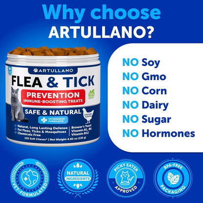 Artullano soft chews for immune support and pest defense