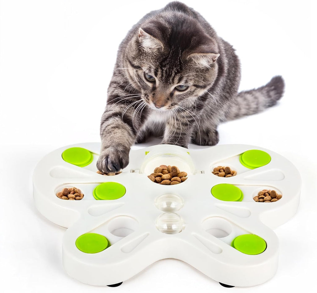 ALL FOR PAWS Interactive Cat Puzzle Feeder & Slow Feed Toy - Mental Stimulation Treat Dispenser Maze for Indoor Cats, Enrichment & Cat Food Toy - Image 11