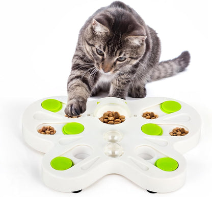 ALL FOR PAWS Interactive Cat Puzzle Feeder & Slow Feed Toy - Mental Stimulation Treat Dispenser Maze for Indoor Cats, Enrichment & Cat Food Toy - Image 11