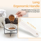 Dishwasher safe melamine scoop for small animal food