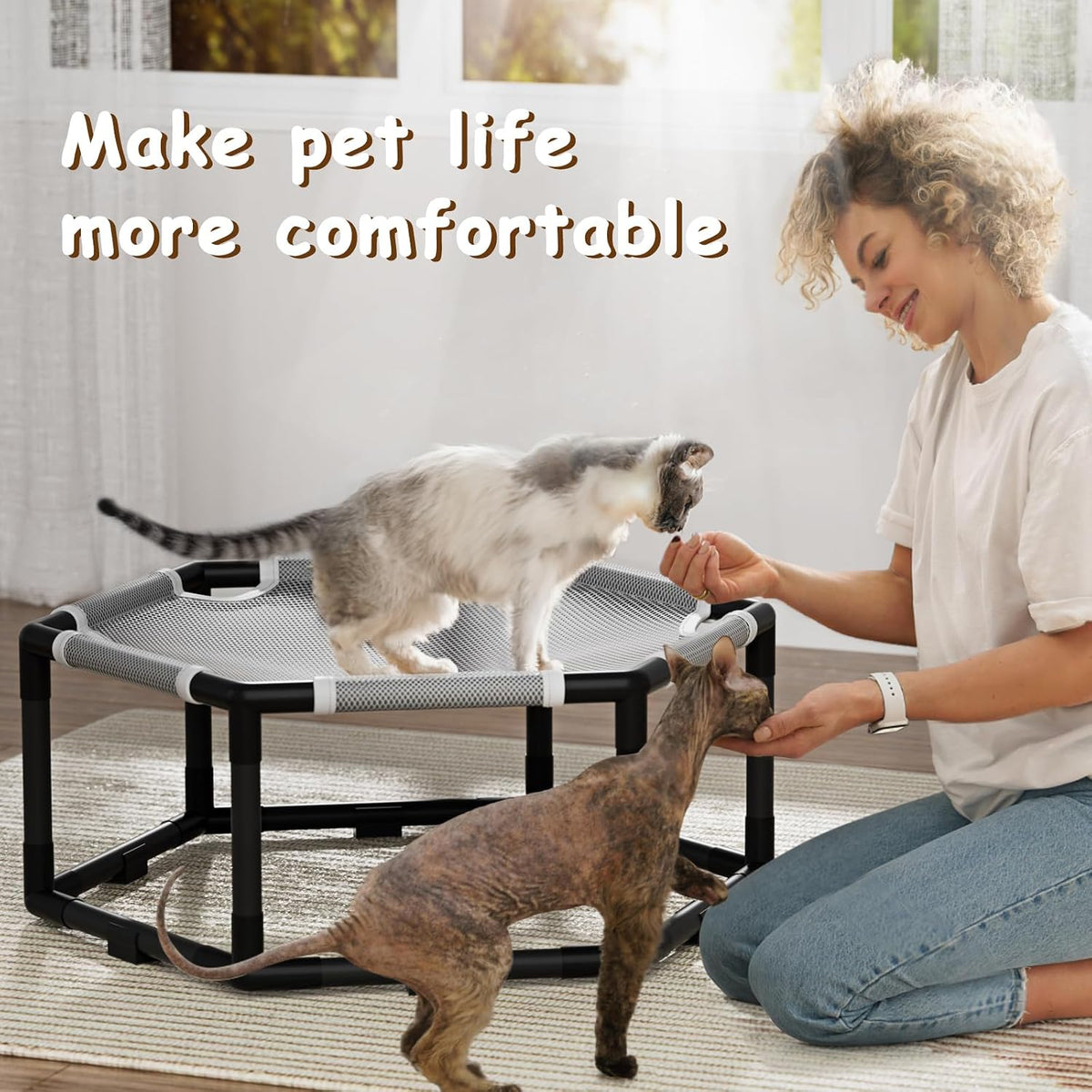 Portable design of Tresbro pet chair showing lightweight construction