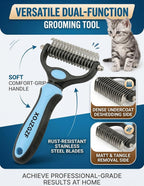 Congzikji professional cat and dog hair remover tool in packaging.