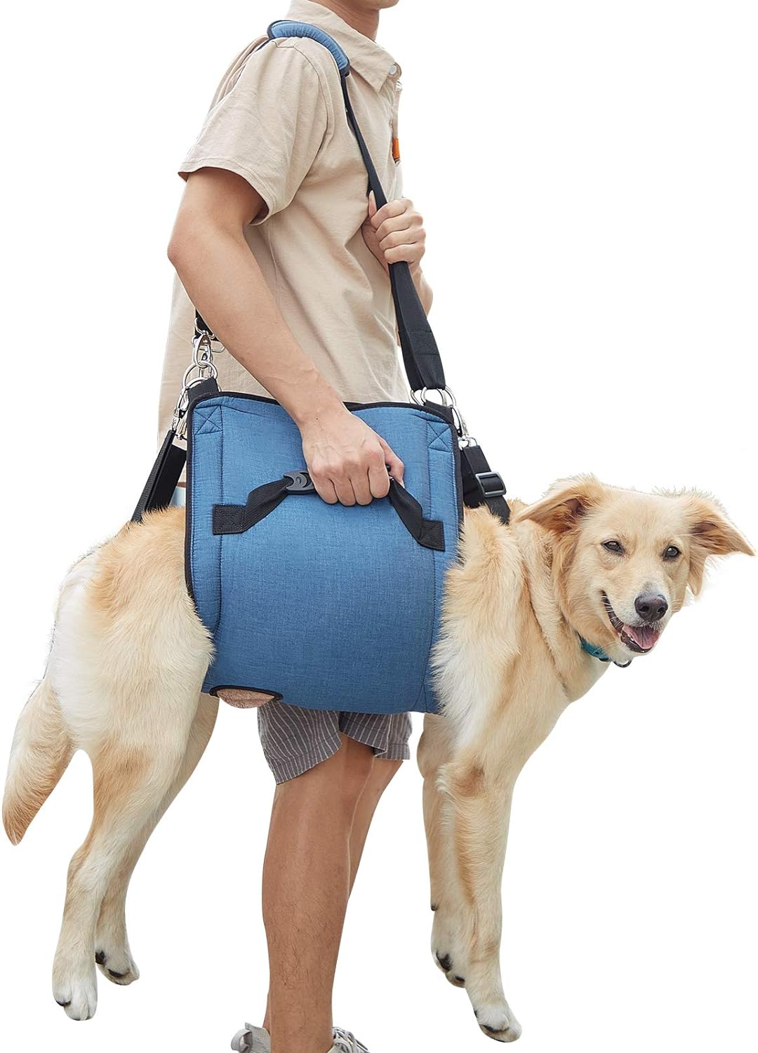 Coodeo dog carry sling emergency backpack front view