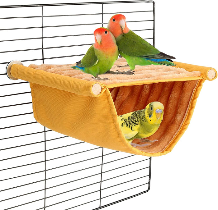 BWOGUE Bird Nest Bed Hanging Hammock, Parakeet Bed for Cage, Cockatiel Bed - Image 1