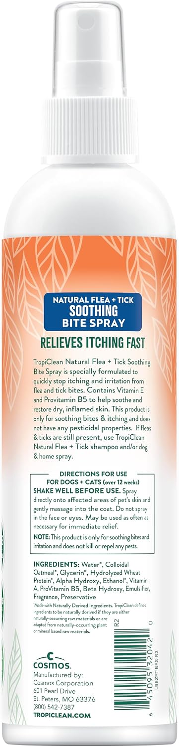 TropiClean non toxic paraben free flea bite remedy for puppies and kittens