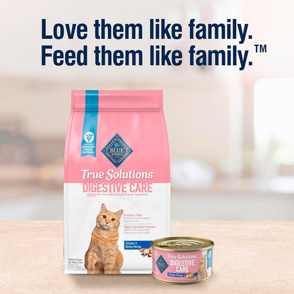 Blue Buffalo True Solutions Digestive Care Wet Cat Food for Adult Cats, Made with Natural Ingredients, Chicken, 3-oz. Cans (24 Count) - Image 9