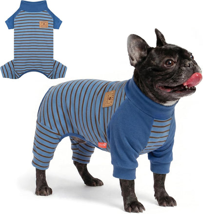 KYEESE Dog Coats Turtleneck Stretchy Pet Pjs Dog Sweater Super Soft Warm Material Dogs Pajamas with Bowtie Dog Onesie for Small Dogs Cold Weather Coat, Pink,L - Image 12