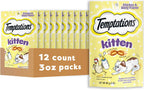 Temptations Kitten Treats Classic Crunchy and Soft Cat Treats Variety Pack, 6.3 oz. Pouches (Pack of 4) - Image 11