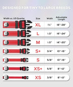 TagME puppy collar reflective strips detail