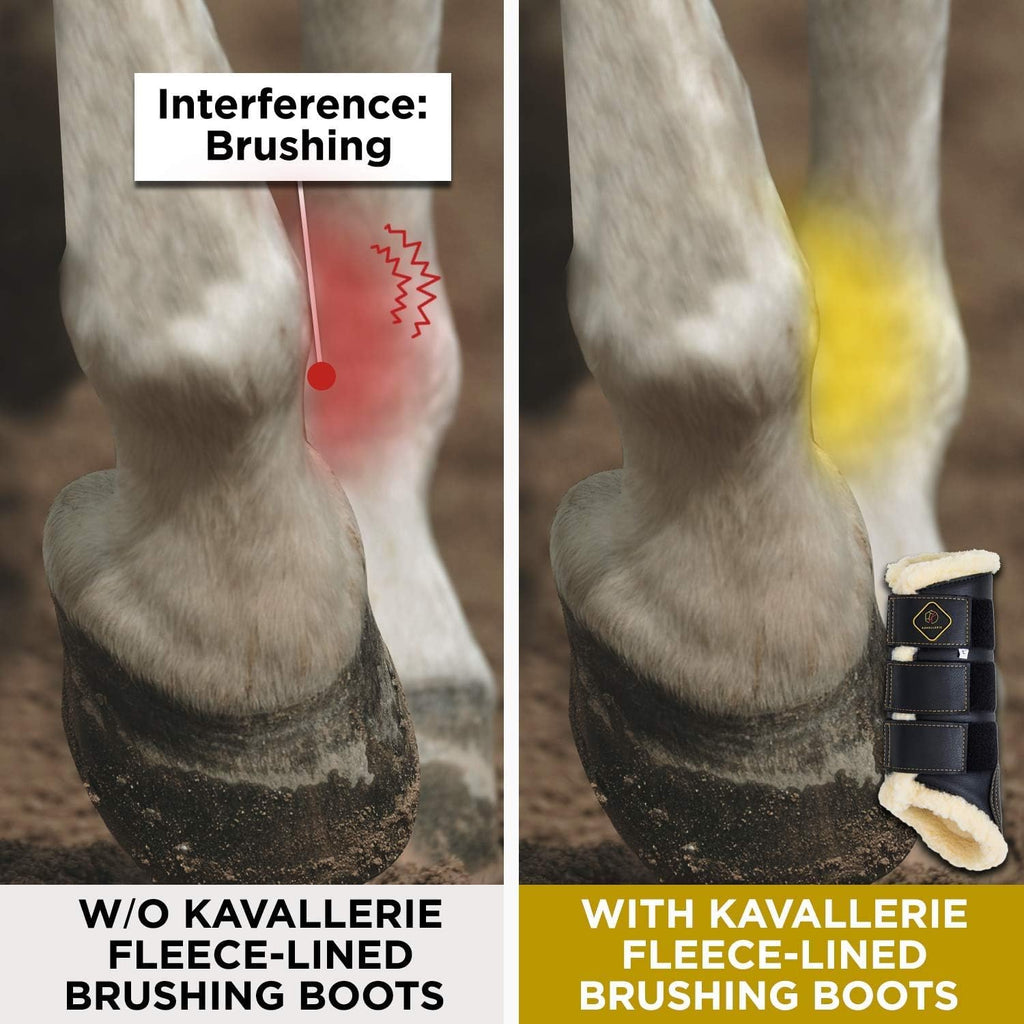 Kavallerie horse boots illustrating the breathable moisture repellant materials