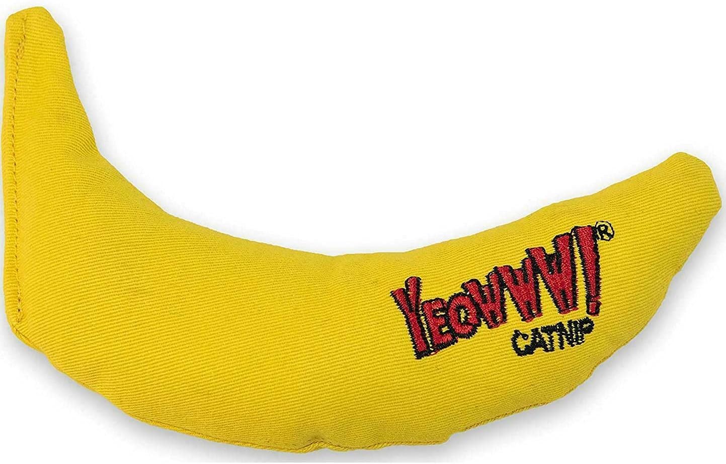 Pack of three Yeowww catnip banana toys for active indoor cats