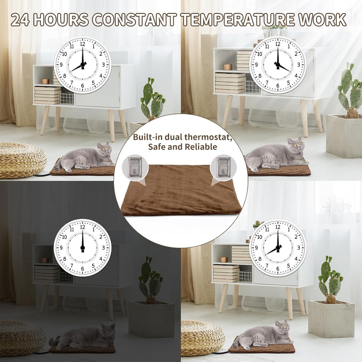 Namotek thermal pet mat for indoor puppy warming and joint comfort