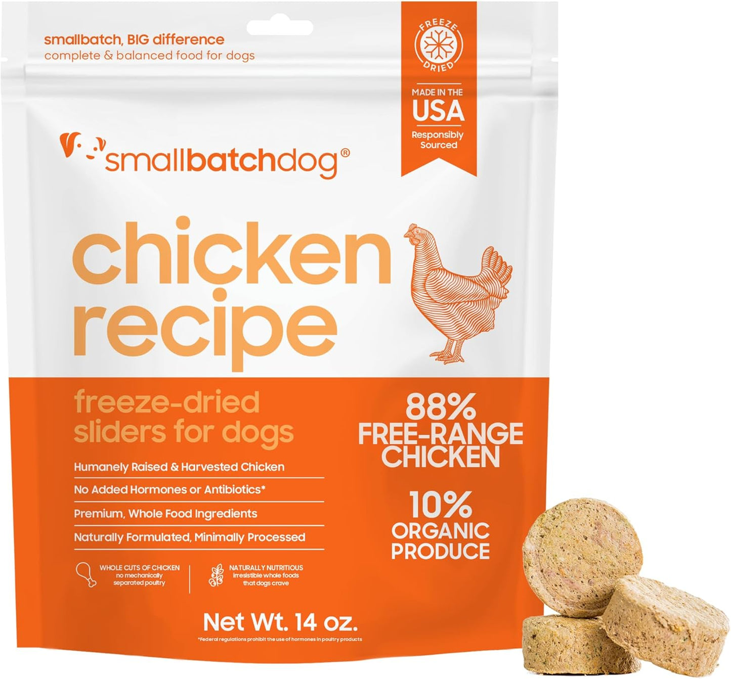 Smallbatch Pets Freeze Dried Raw Dog Food, Beef Recipe, 25 oz, Organic High Protein Dog Food, Grain Free, Made in the USA, Humanely Raised Grass-Fed Beef, Single Protein, Picky Eaters, Hydrate & Serve - Image 11
