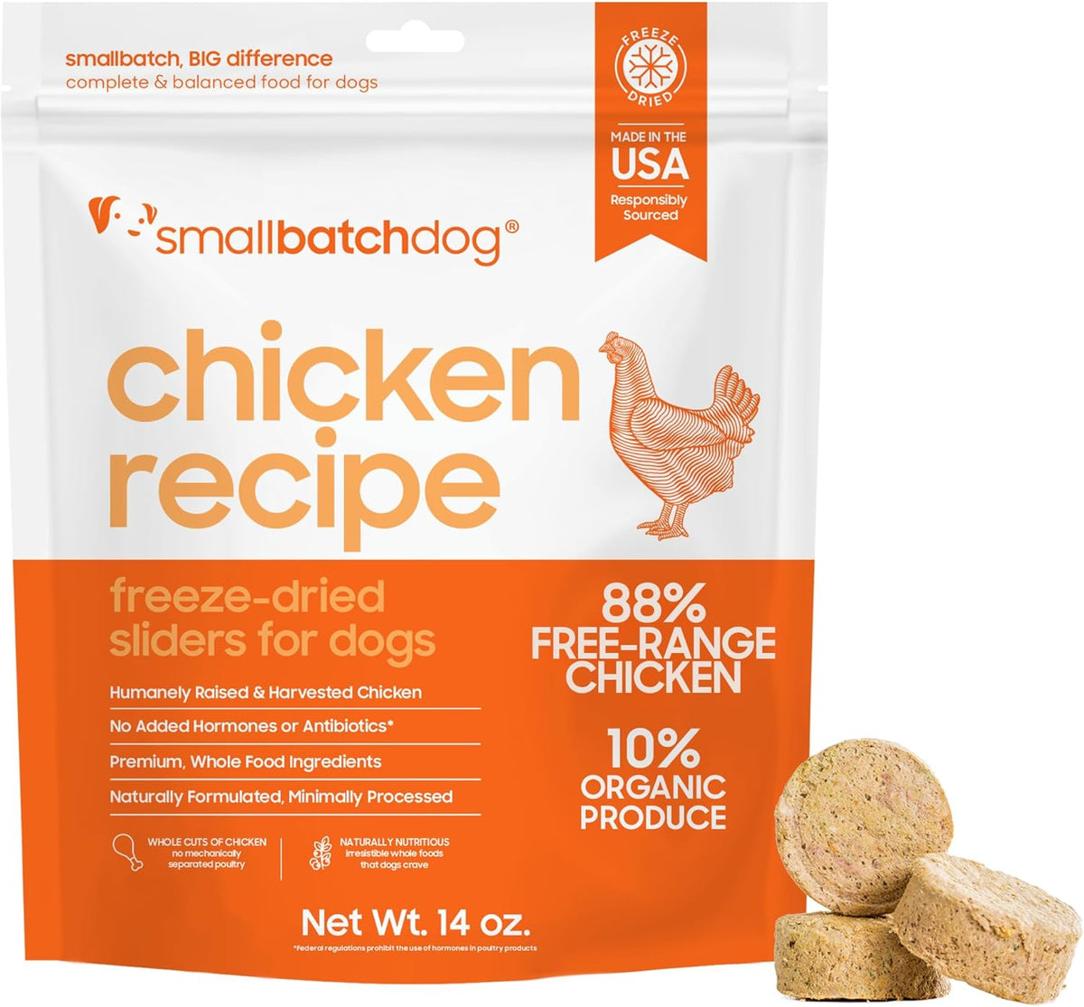 Smallbatch Pets Freeze Dried Raw Dog Food, Beef Recipe, 25 oz, Organic High Protein Dog Food, Grain Free, Made in the USA, Humanely Raised Grass-Fed Beef, Single Protein, Picky Eaters, Hydrate & Serve - Image 11