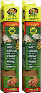 Zoo Med Eco Carpet deployed inside fifty gallon enclosure mat