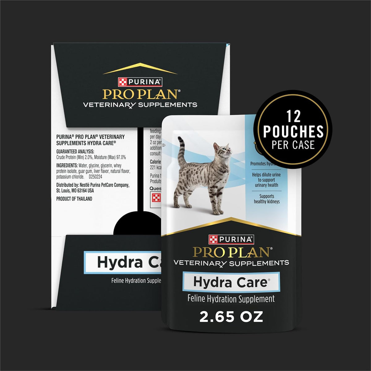 Purina Pro Plan Veterinary Hydra Care Cat Hydration Supplement, 24 Pouch - Image 9