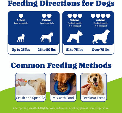 YoYoBay holistic flea and tick deterrent soft chews bottle with dog graphic