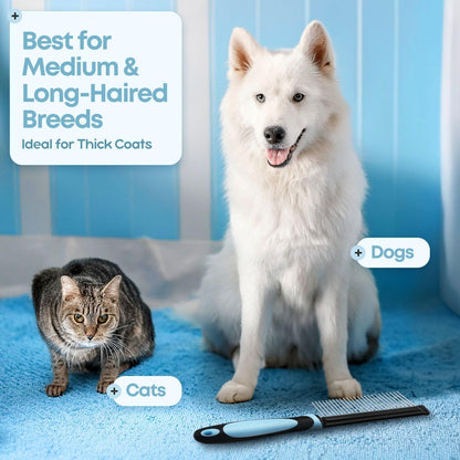 Flexzion blue pet trimmer brush packaging and premium imported product design