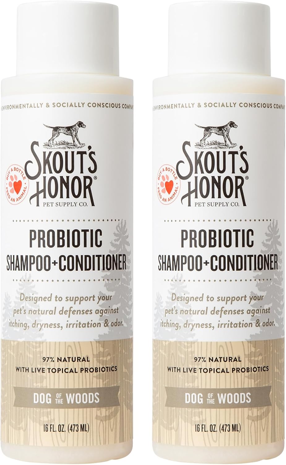 Skout's Honor Probiotic Natural Dog Shampoo and Conditioner with Avocado Oil & Omega-3s, Gentle Puppy Shampoo, Hydrating Dog Conditioner, 97% Natural, Paraben & Sulfate-Free, Cruelty-Free, 16 oz DOTW - Image 10