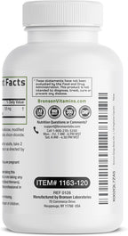 Bronson Ginkgo Biloba Extra Strength Brain & Memory Support 120 Capsules - Image 7