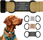 Personalized Dog Tags by ROAD iD | Silent & Durable | Jingle-Free Slide-On Design | Stainless Steel Name Tag Fits Any Collar | Multiple Colors & Sizes for Your Pet's Unique Style - Image 9