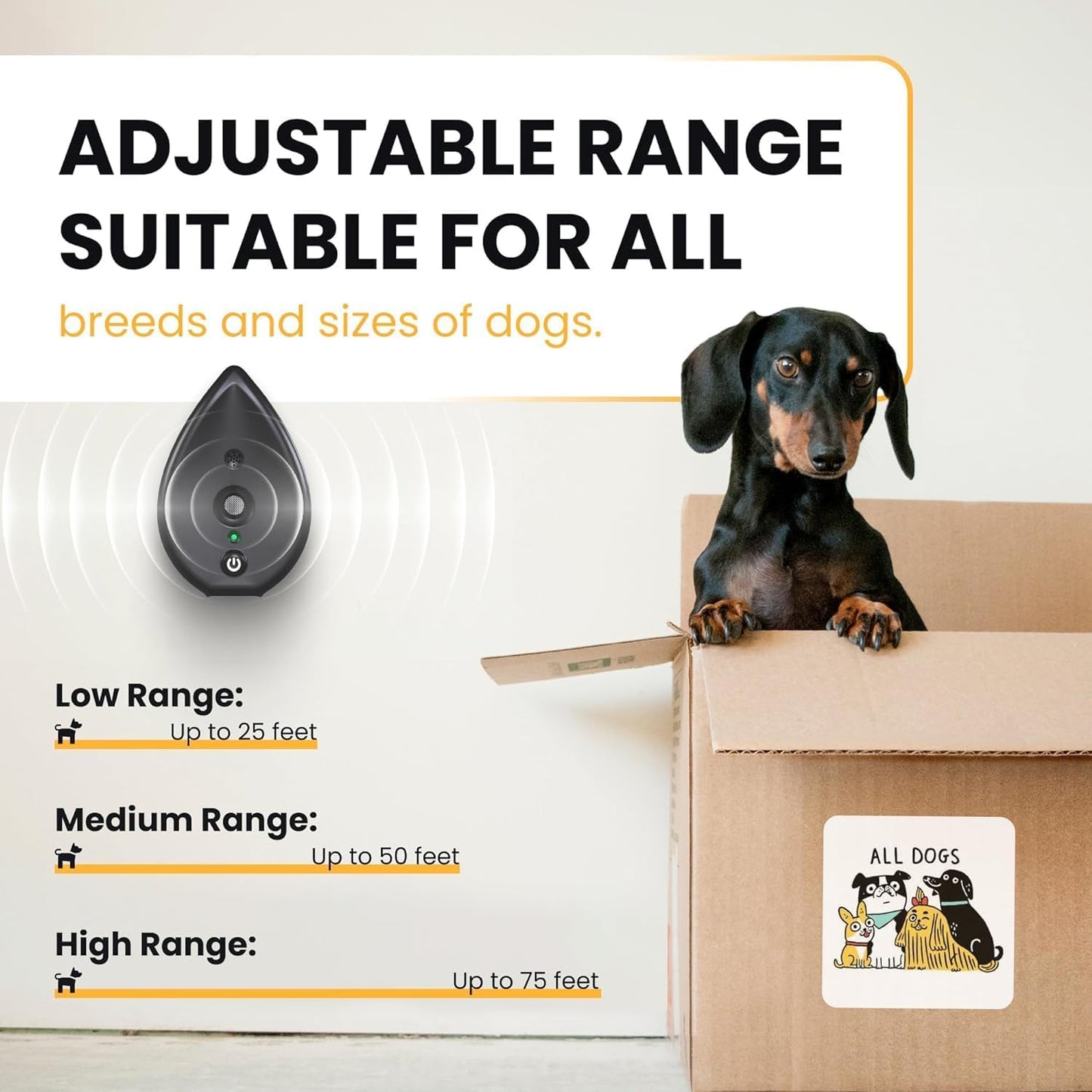 StÃ¼nick bark box with three level settings display