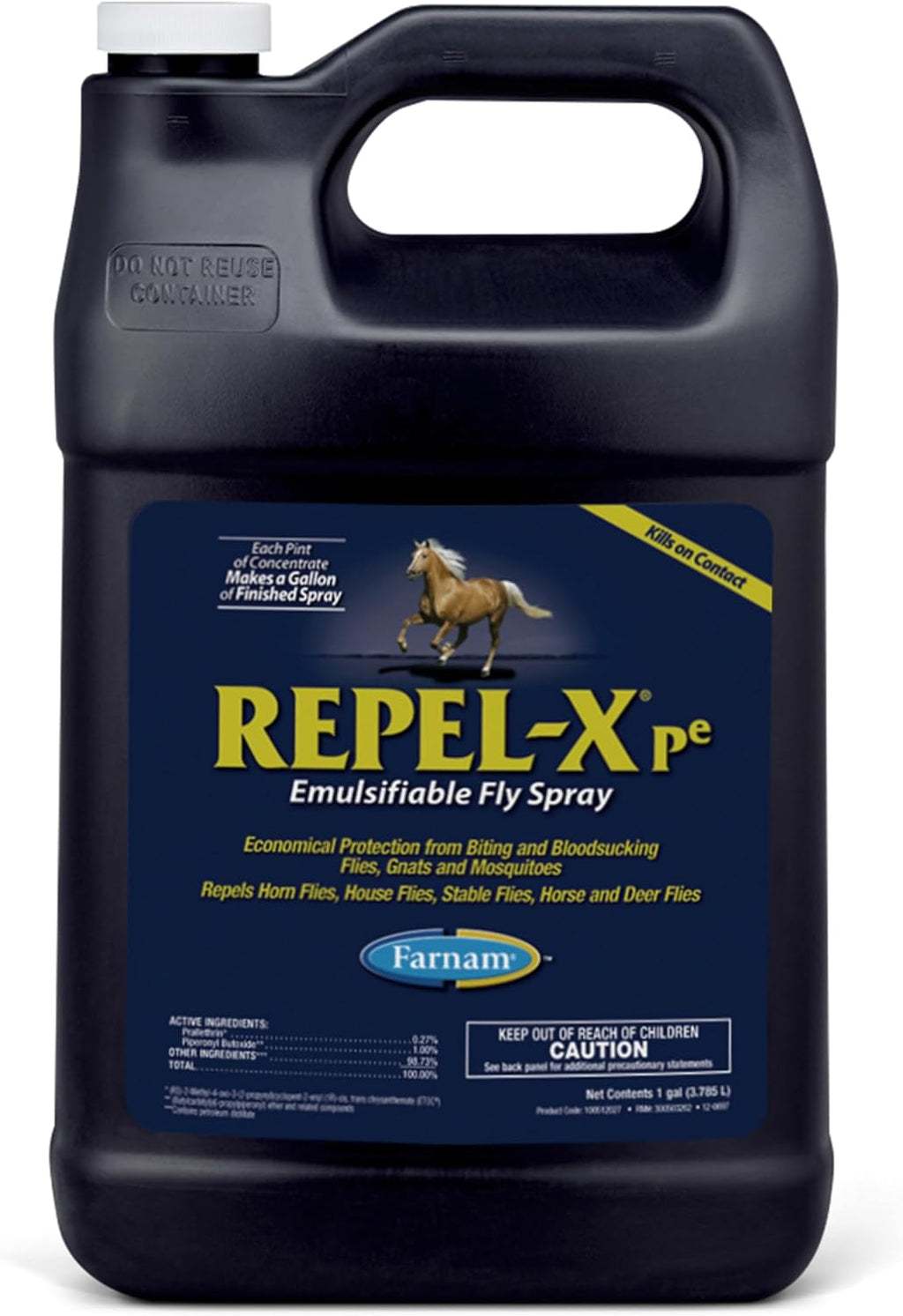Farnam Repel-X Pe Emulsifiable Fly Spray Concentrate front view packaging