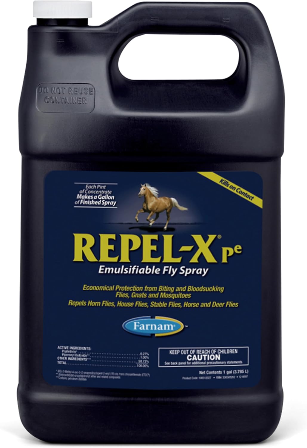 Farnam Repel-X Pe Emulsifiable Fly Spray Concentrate front view packaging