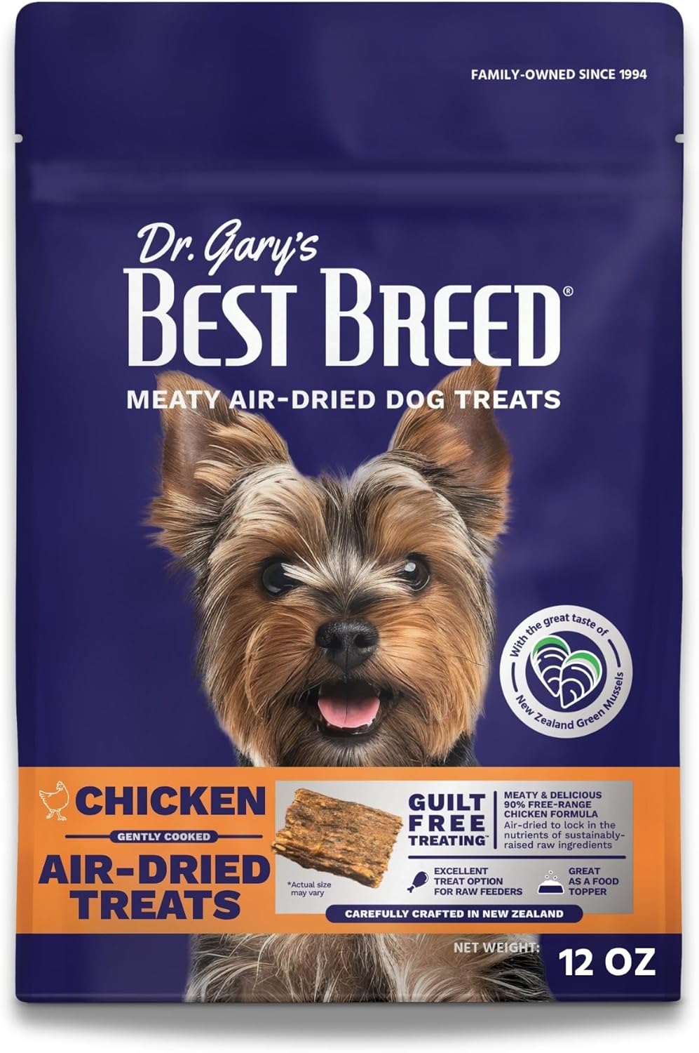 Dr. Gary's Best Breed Air-Dried Dog Treats & Food Topper - Grass-Fed New Zealand Beef, Single Protein for Sensitive Dogs, Grain-Free (12 oz) - Image 11