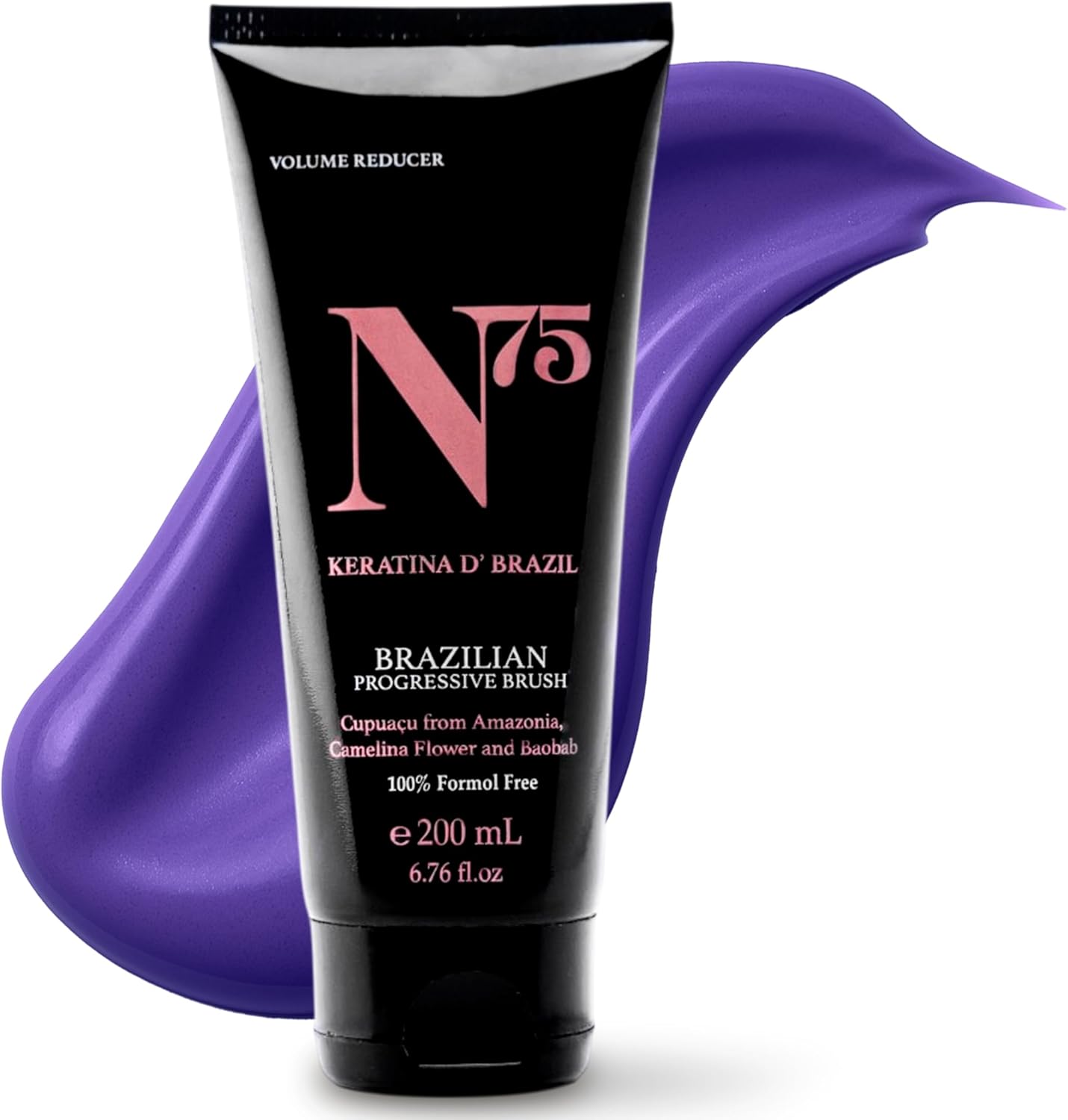 N75 Keratin Hair Smoothing Treatment 200 ml front view