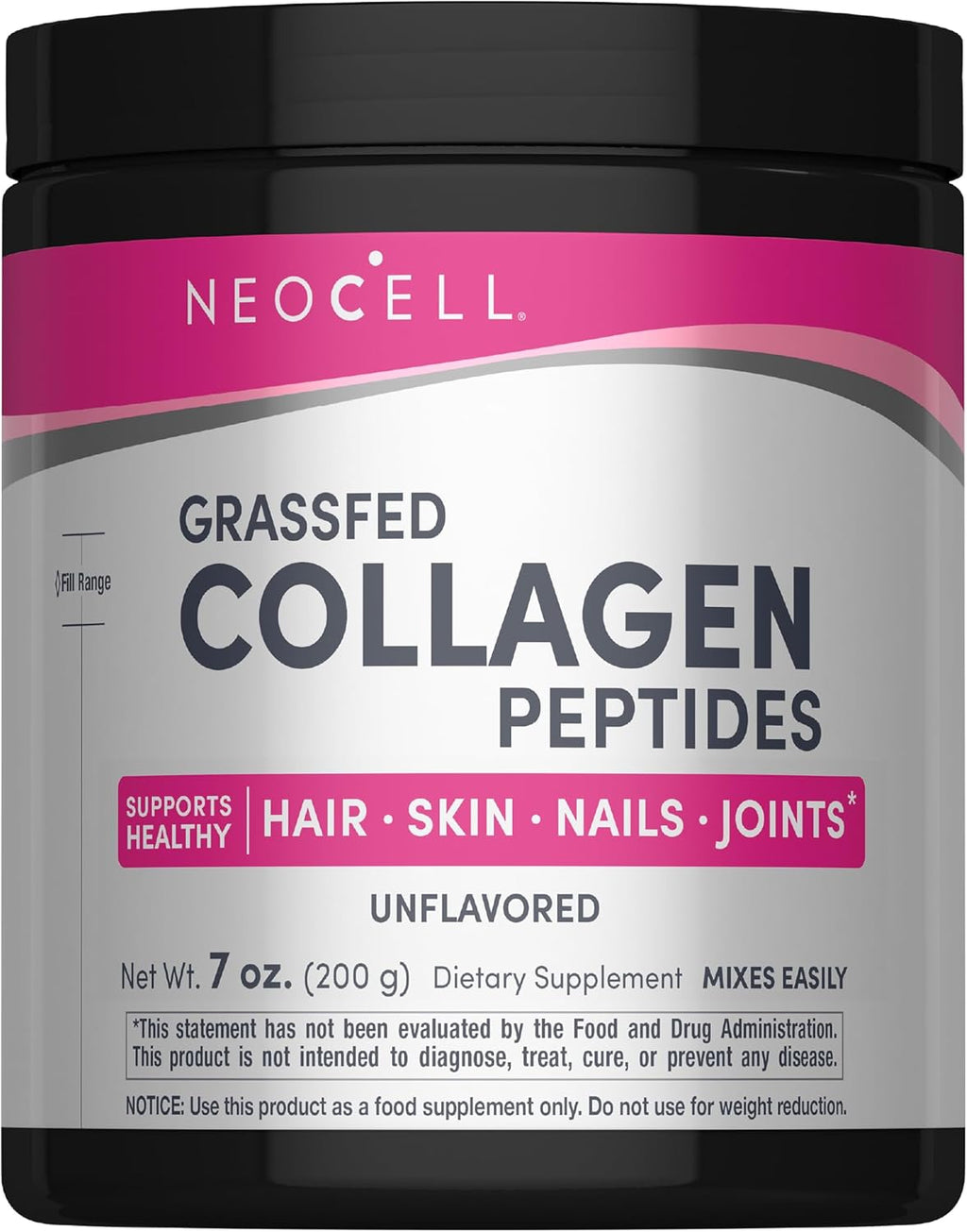 Authentic USA imported NeoCell unflavored collagen powder for hair skin and nail health support