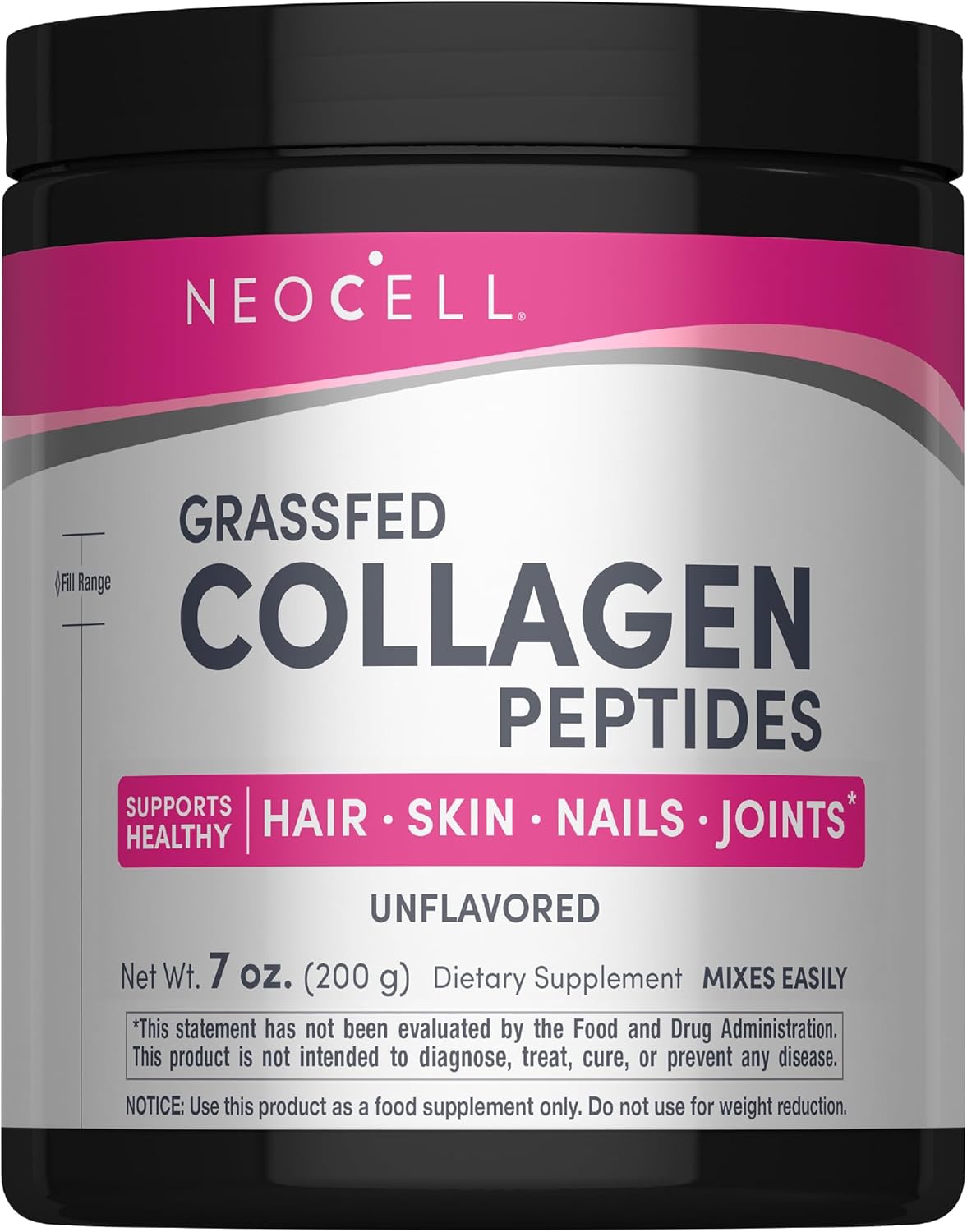 Authentic USA imported NeoCell unflavored collagen powder for hair skin and nail health support
