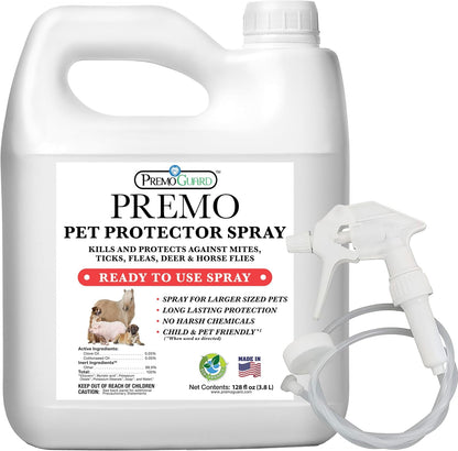 Lifestyle shot of Premo Guard spray for home and pet pest treatment