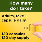 Nature Made Turmeric Curcumin 500 mg, Herbal Supplements, 120 Capsules - Image 4