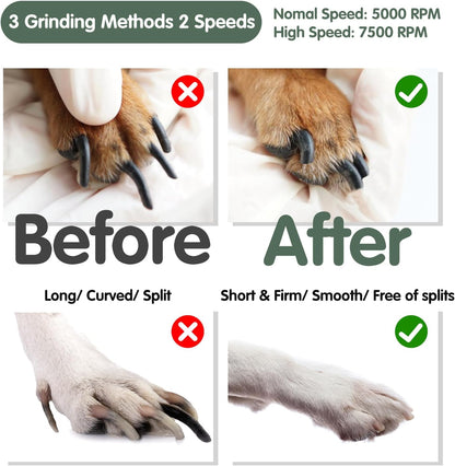 Hand holding Viwik dog nail trimmer for grooming demonstration