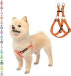 PUPTECK No Pull Dog Harness Soft Adjustable Basic Nylon Step in Puppy Vest Outdoor Walking with ID Tag Medium - Image 15