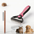 Packaging view of Ycppog blue pet hair removal tool