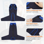 LeLePet surgical onesie for dogs showing back zipper