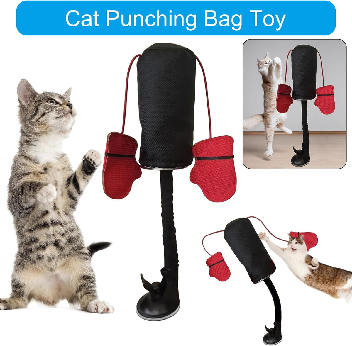 Premium USA imported ESTCNK cat punching toy bag for active play
