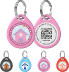 1 Pack Personalized Cat Tags,QR Code Pet ID Tags with Online Profile systerm,Editable Any Names and Phone numbles,Black,S - Image 14