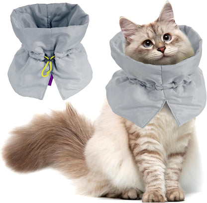 FACULX protective pet collar preventing licking after veterinary surgery