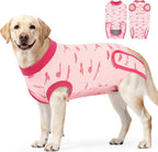 IDOMIK Dog Recovery Suit - Female Spay & Male Neuter Onesie, Adjustable Anti-Licking, Breathable & Comfortable, S Size, Blue Stripe - Image 12