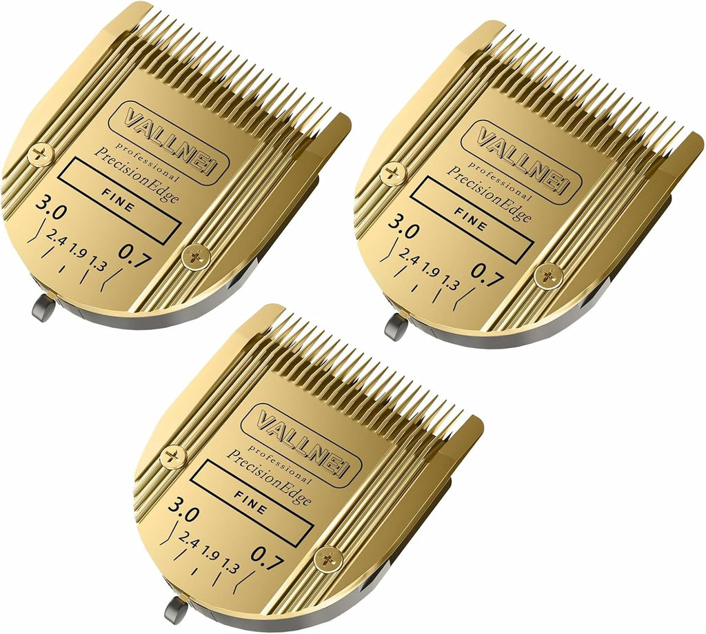 [3 Pack] 5-in-1 Professional Animal Clipper Blades for Wahl Arco, Bravura, Chromado, Creativa, Figura, Motion & SuperGroom, Detachable Adjustable Dog Cat Pet Grooming (Silver) - Image 9
