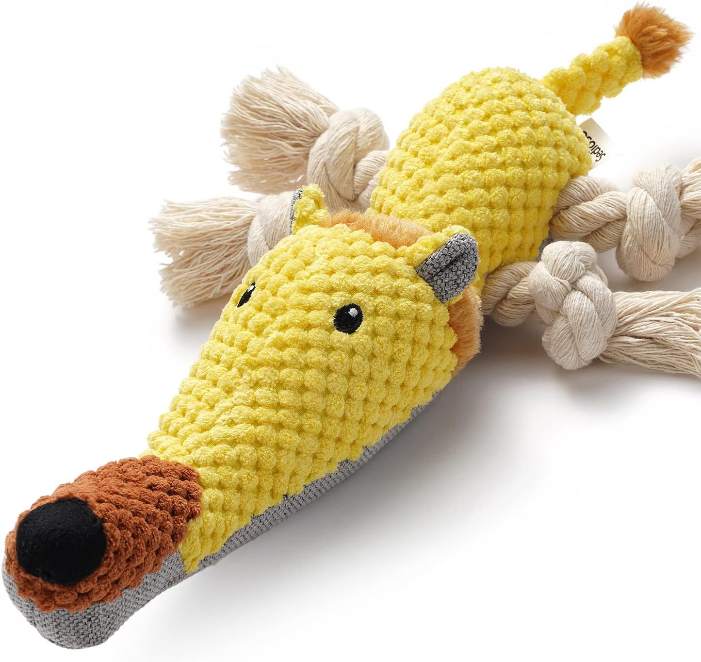 Sedioso Dog Toy, Large Dog Squeaky Toys, Stuffed Animal Dog Plush Toy for Puppy, Small, Middle, Large Dogs (Donkey(Grey)) - Image 9